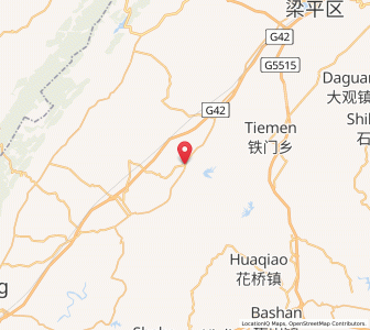 Map of Pushun, Chongqing