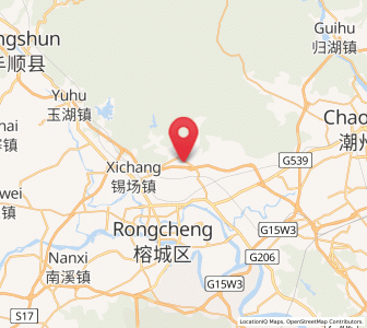Map of Putian, Guangdong