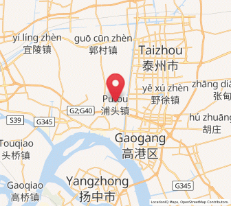 Map of Putou, Jiangsu
