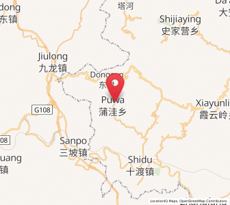 Map of Puwa, Beijing