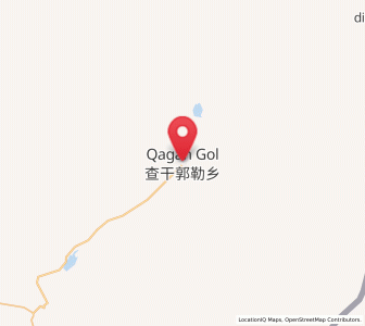 Map of Qagan Gol, Xinjiang