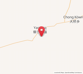 Map of Qarqi, Xinjiang