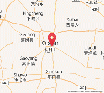 Map of Qi Xian Chengguanzhen, Henan