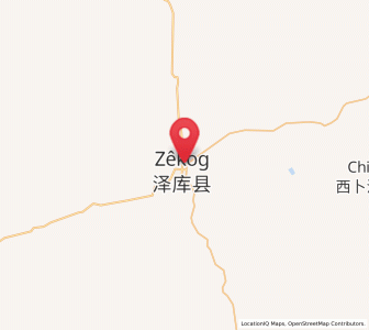 Map of Qiakeri, Qinghai