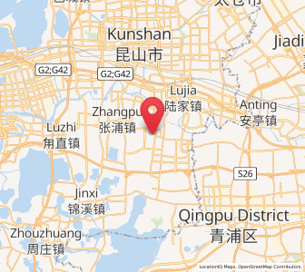 Map of Qiandeng, Jiangsu