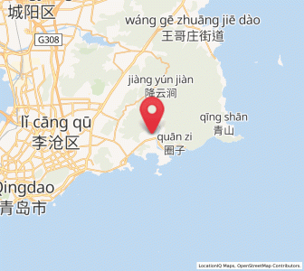 Map of Qiandengyingcun, Shandong