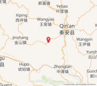 Map of Qianhu, Gansu