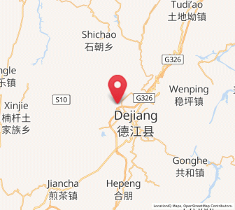 Map of Qianjia, Guizhou
