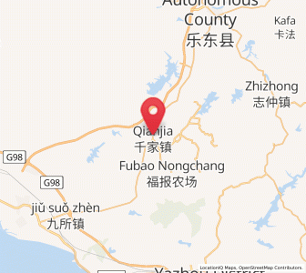 Map of Qianjia, Hainan