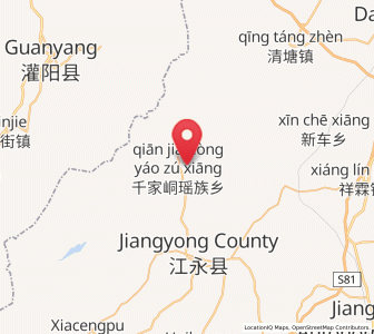 Map of Qianjiadong, Hunan