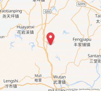Map of Qianjiaping, Hunan