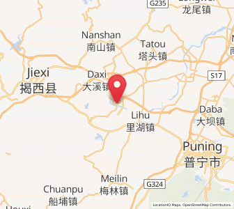 Map of Qiankeng, Guangdong