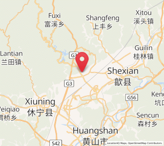 Map of Qiankou, Anhui