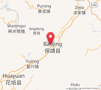 Map of Qianling, Hunan