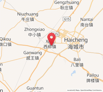 Map of Qianliu, Liaoning