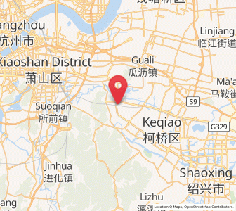 Map of Qianqing, Zhejiang