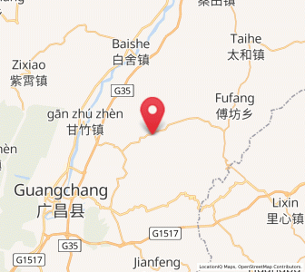 Map of Qianshan, Jiangxi