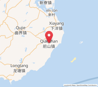 Map of Qianshan, Guangdong