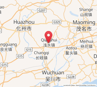 Map of Qianshui, Guangdong