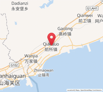 Map of Qiansuo, Liaoning