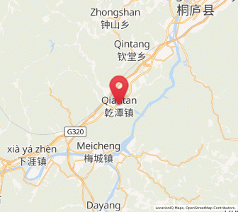 Map of Qiantan, Zhejiang