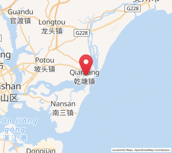 Map of Qiantang, Guangdong