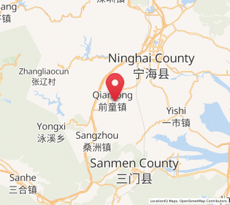 Map of Qiantong, Zhejiang