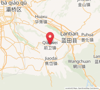 Map of Qianwei, Shaanxi