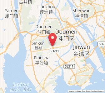 Map of Qianwu, Guangdong
