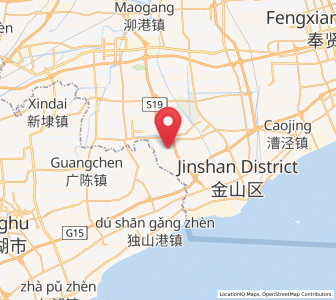 Map of Qianxu Zhen, Shanghai