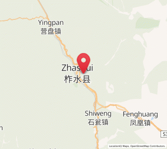 Map of Qianyou, Shaanxi