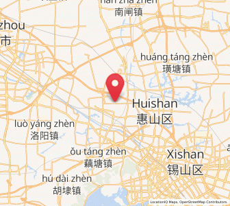 Map of Qianzhou, Jiangsu