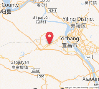 Map of Qiaobian, Hubei