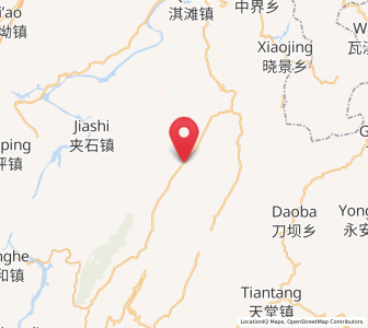 Map of Qiaojia, Guizhou