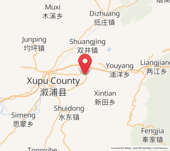 Map of Qiaojiang, Hunan