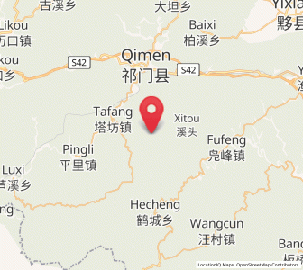 Map of Qiaoshan, Anhui