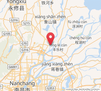 Map of Qiaoshe, Jiangxi
