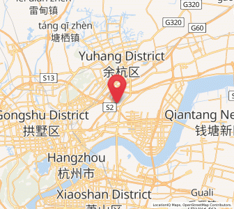 Map of Qiaosi, Zhejiang