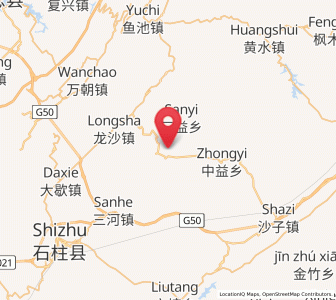 Map of Qiaotou, Chongqing