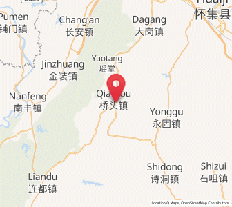 Map of Qiaotou, Guangdong