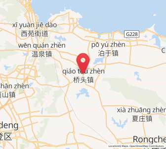 Map of Qiaotou, Shandong