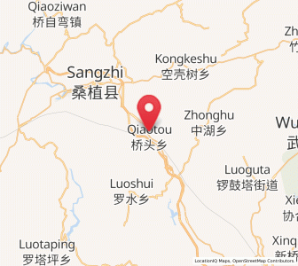 Map of Qiaotou, Hunan