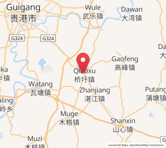 Map of Qiaoxu, Guangxi