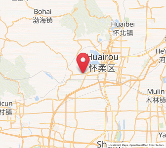 Map of Qiaozi, Beijing