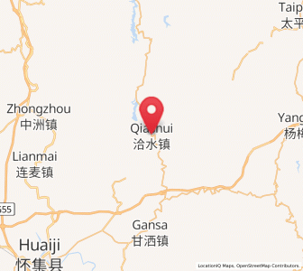 Map of Qiashui, Guangdong