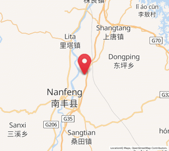 Map of Qiawan, Jiangxi