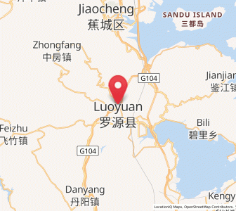 Map of Qibu, Fujian