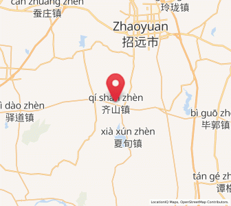Map of Qicai, Shandong