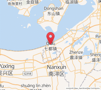 Map of Qidou, Jiangsu