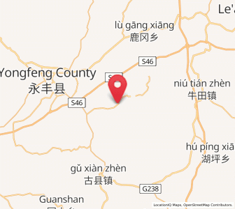 Map of Qidu, Jiangxi